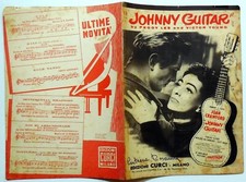 VINTAGE SPARTITO MUSICALE JOHNNY GUITAR PEGGY LEE VICTOR YOUNG CURCI 1956 