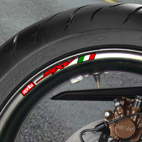 Adesivi cerchi ruota - adesivi, aprilia