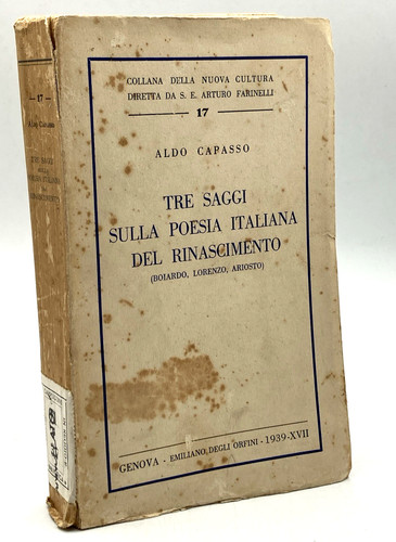 Tre saggi poesia italiana - tre,