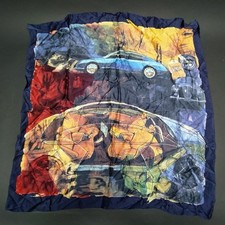 Foulard da donna Lancia in seta 100%, dimensioni 83x87 cm ben tenuto