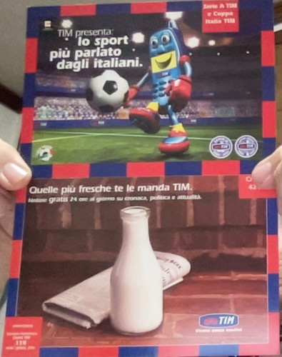 Cartoline pubblicitarie tim - cartoline,