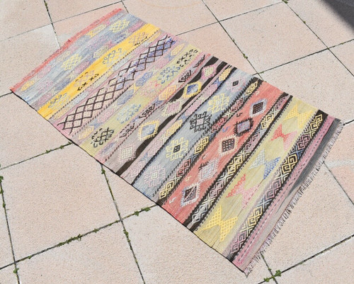 Tappeto kilim vintage - tappeto,