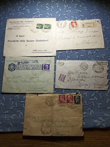 Storia postale rsi regno - storia,