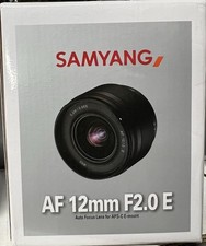 New Samyang AF 12mm f2.0 E