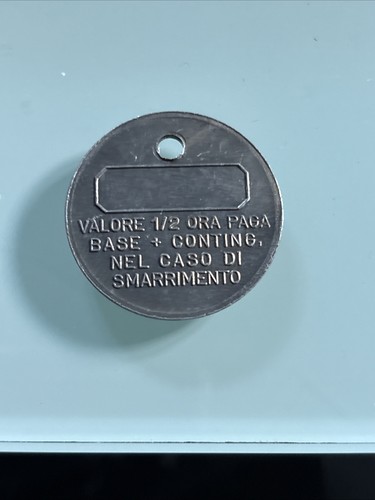 Gettone token ditta comau - token,