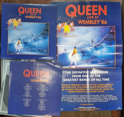 2lp queen live - ex+,