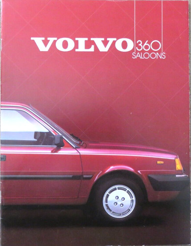 Volvo 360 berline - volvo, depliant