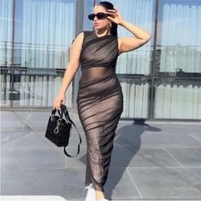 ZARA Mixed Tulle dress