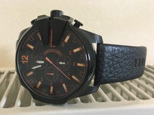 orologio uomo cronografo pelle