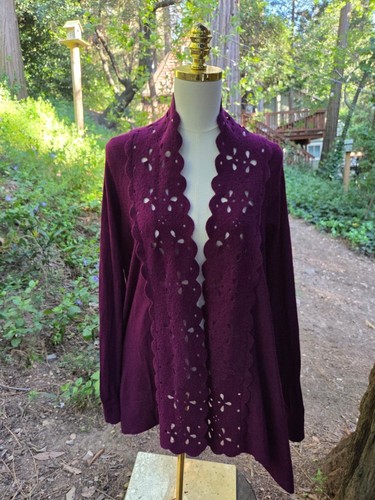 Maglione cardigan aperto