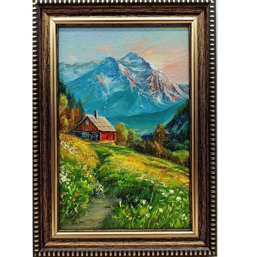 Dipinto olio natura estiva
