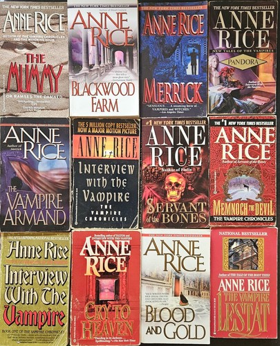 Anne rice paperback - paperback, books