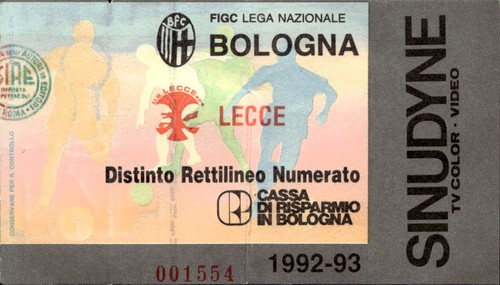 Biglietto ticket stadio - biglietto,