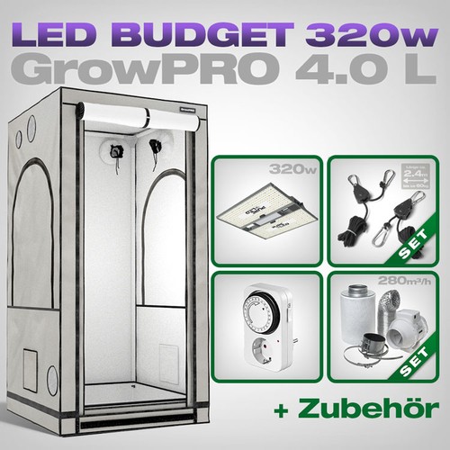Growpro growbox led set - led,