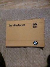 BMW 1600 LIBRETTO USO E MANUTENZIONE