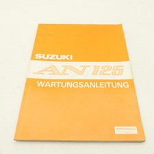 Manuale officina originale Suzuki AN 125 manuale riparazione manual C3337
