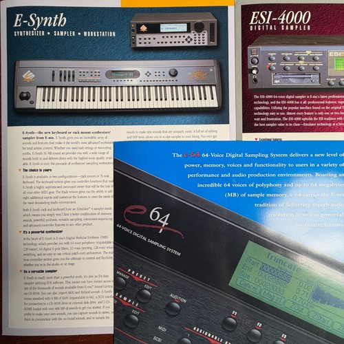 Vintage systrms - e-mu,