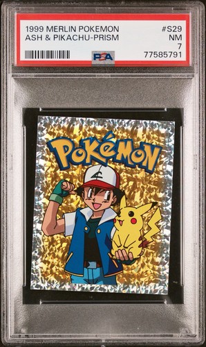 Psa near mint ash pikachu - near,