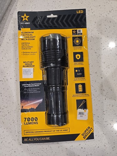 Torcia tattica alluminio us - alluminio,