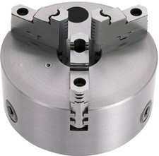 Mandrino autocentrante per tornio a doppia guida 250 mm 3 griffe reversibili Ltf