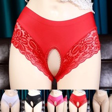 Uomo Sexy Pizzo Boxer Slip