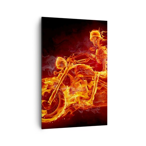 Quadro tela 80x120cm moto - su,