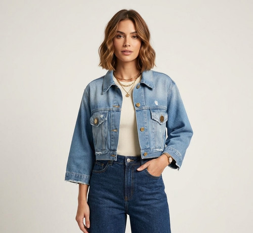 Giacca jeans vicolo donna - vicolo,