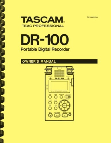 Tascam 100 registratore - dr-100,