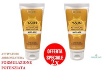 2X SUPER ABBRONZANTE Y-SUN Attivatore Abbronzatura FORMULAZIONE POTENZIATA