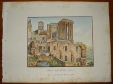 stampa antica old print lazio