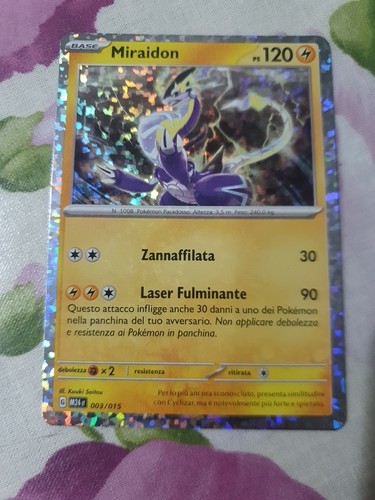 Carta pokemon miraidon - n.,