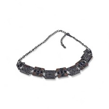 Collana maglia mosaico canna