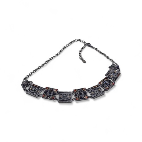 Collana maglia mosaico - , canna