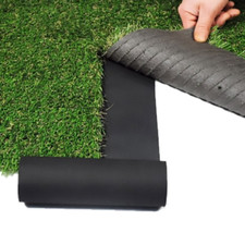 Synthetic lawn grass junction