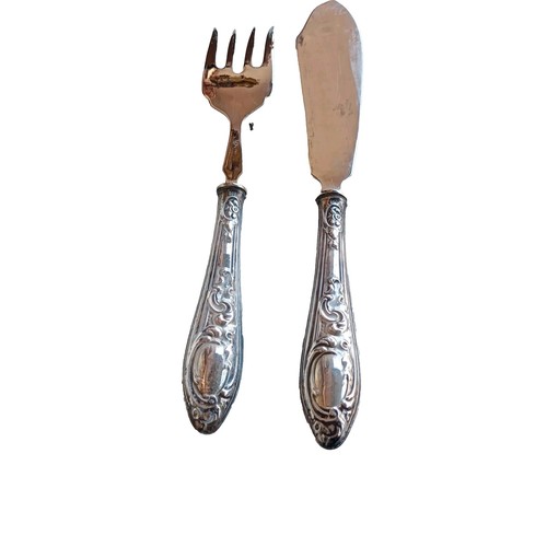 Coppia posate argento 800 - argento,