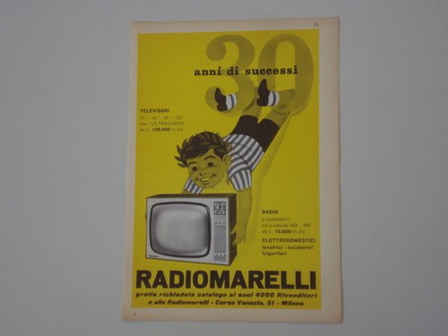 Advertising pubblicità 1960 - advertising,