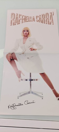 Raffaella carra poster orig - carra,