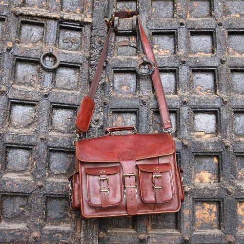 Pelle vintage tracolla uomo - tracolla,
