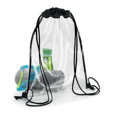 SACCA PALESTRA Fitness BAG BASE TRASPARENTE scarpe 33 x 45 cm 11 LITRI 