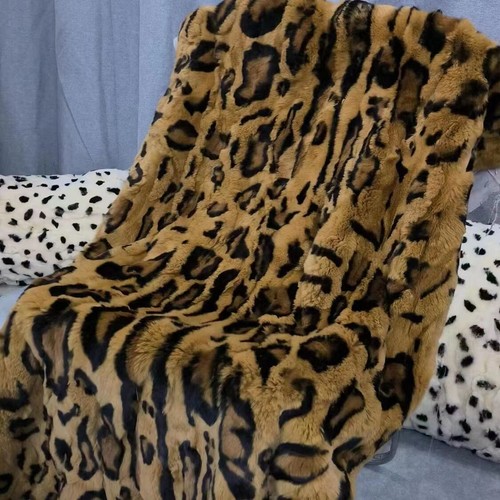 Coperta vera pelliccia - , di