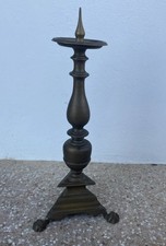 Vintage metal candlestick - vintage,