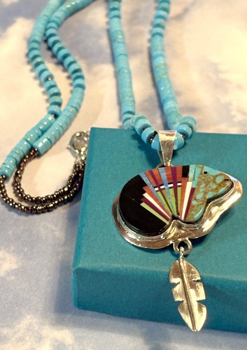 Grande collana turchese navajo - collana,