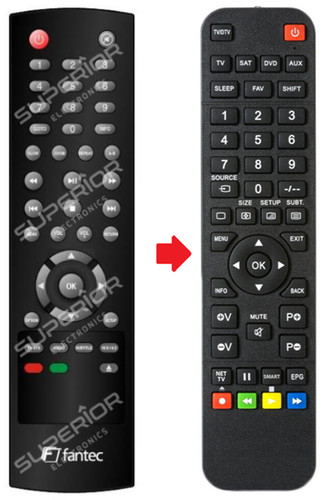 Telecomando ricambio fantec - ricambio,