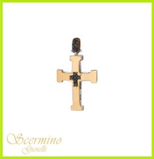PENDENTE CROCE DA UOMO IN ORO
