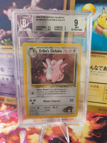 Carta pokemon card erika - carta,