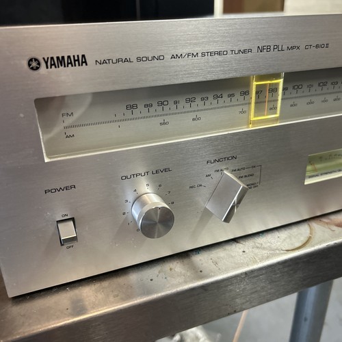 Yamaha 610 silver - ct-610, am/fm