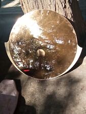 Specchio rotondo bagno trucco 70 x 80 cm in legno appendere ovale tondo moderno