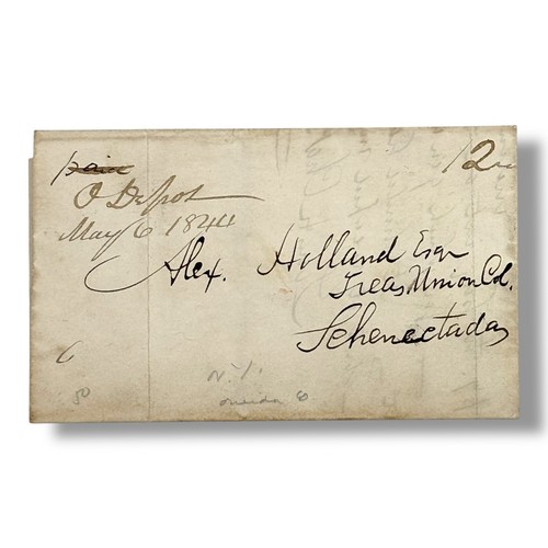 1844 lettera senza timbro - lettera, $7