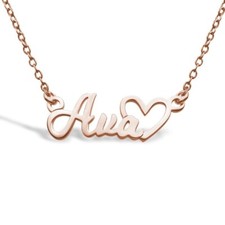 Collana con nome scritta