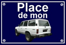 Plaque place mon toyota - ",